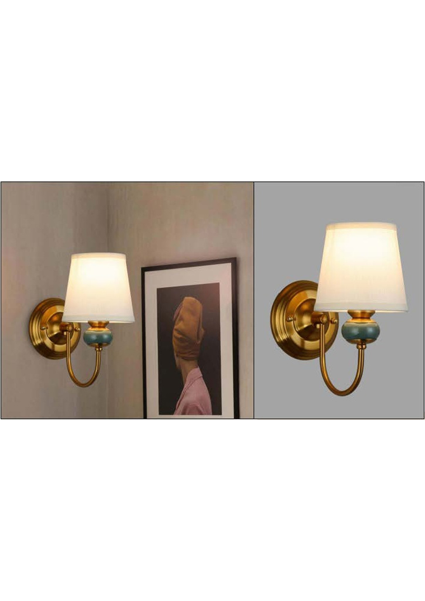 Beyond Lights - Brass Wall Sconce- GL
